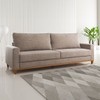 Sofá 4 Lugares Living Linho/Kaki - Vian