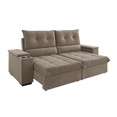 Sofá 4 Lugares Santiago Retrátil e Reclinável - Vian