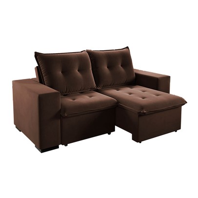 Sofá 3 Lugares Arsenal Retrátil e Reclinável Bombom - Vian