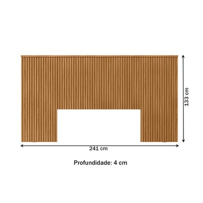 Cabeceira Casal Laranjeiras Ripado Nature - Linea Brasil