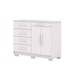 Cômoda Jasper 2 Portas 5 Gavetas Branco - Pnr Móveis