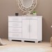 Cômoda Jasper 2 Portas 5 Gavetas Branco - Pnr Móveis