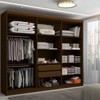 Guarda-Roupa Casal Império 6 Portas 2 Gavetas Imbuia Rústico - Pnr Móveis