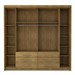 Guarda-Roupa Casal Ele e Ela 6 Portas 6 Gavetas 100% Mdf Nature/Brisa - Pnr Móveis
