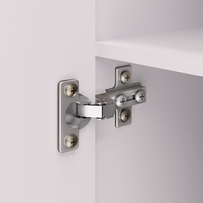 Armário Multiuso Malta 2 Portas 5 Prateleiras Branco - Pnr Móveis