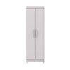 Armário Multiuso Malta 2 Portas 5 Prateleiras Branco - Pnr Móveis