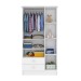 Quarto de Bebê Completo Bambino 3 Portas 6 Gavetas Branco - Percasa