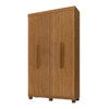 Guarda-Roupa Casal Viena 4 Portas 3 Gavetas Cinamomo - Pnr Móveis