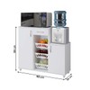 Armário Multiuso com Fruteira Sollys 2 Portas 3 Cestos Branco - Pnr Móveis