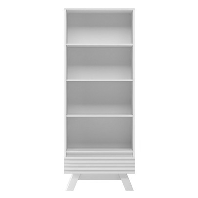 Cristaleira Marsala 2 Portas 3 Prateleiras Freijó/Off White - Linea Brasil