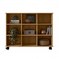 Cômoda Infantil 9 Prateleiras Freijó 1478 - Qmovi