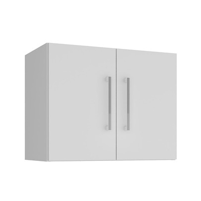 Armário Aéreo Lavanderia 2 Portas Branco - Ozini Móveis