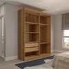 Guarda-Roupa Solteiro Mykonos 4 Portas 2 Gavetas Cinamomo - Panorama Móveis