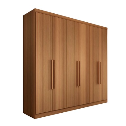 Guarda-Roupa Casal Mykonos 6 Portas 2 Gavetas Cinamomo - Panorama Móveis
