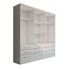 Guarda-Roupa Casal Ferrara 3 Portas 9 Gavetas Branco - Panorama Móveis