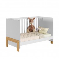 Berço Mini Cama Fantasia 2 em 1 Branco - Qmovi