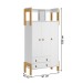 Guarda-Roupa Infantil Fantasia 3 Portas 2 Gavetas Branco - Qmovi