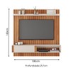 Painel para TV Até 70 Polegadas Boreal 1 Porta Freijo/Off White - Caemmun
