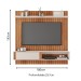 Painel para TV Até 70 Polegadas Boreal 1 Porta Freijo/Off White - Caemmun