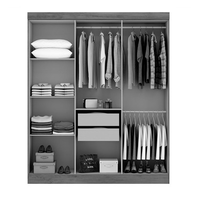 Guarda-Roupa Casal Holanda 6 Portas 2 Gavetas Branco - Maxel