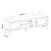 Rack com Painel para TV Até 60 Polegadas Charlotte 2 Portas Pinho/Off White - Panorama Móveis