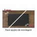 Rack com Painel para TV Até 60 Polegadas Charlotte 2 Portas Pinho/Off White - Panorama Móveis