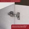 Armário Aéreo Cozinha 80 Cm Connect 2 Portas Ripado Off White - Henn