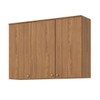 Armário Aéreo Cozinha 120 Cm Requinte 3 Portas Nature -  Henn