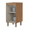 Balcão de Cozinha 40 Cm Requinte 1 Porta Nature/Areia Hp - Henn