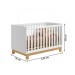 Berço Mini Cama 2 em 1 Q Encanto Branco Acetinado - Qmovi