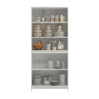 Armário de Cozinha 4 Portas 2 Prateleiras Branco - Decibal