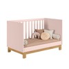 Berço Mini Cama 2 em 1 Q Encanto Rosa - Qmovi