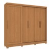 Guarda-Roupa Casal 5 Portas 4 Gavetas Canela - Kappesberg