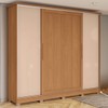 Guarda-Roupa Casal 4 Portas 4 Gavetas Flex Canela/Macadamia - Kappesberg