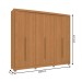 Guarda-Roupa Casal 6 Portas 6 Gavetas Canela - Kappesberg