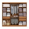 Guarda-Roupa Casal 6 Portas 3 Gavetas com Espelho Canela - Kappesberg