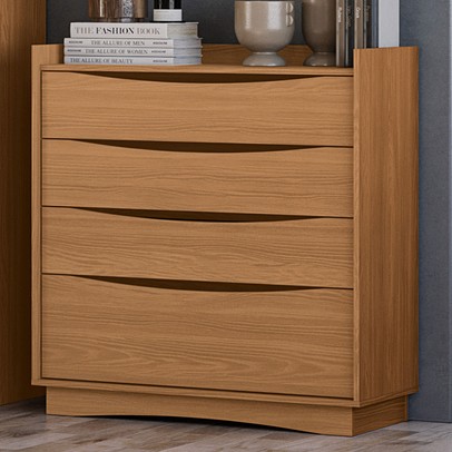 Cômoda 4 Gavetas Canela - Kappesberg