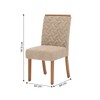 Cadeiras Kit 2 Cadeiras Esther Nature/Creme - Henn