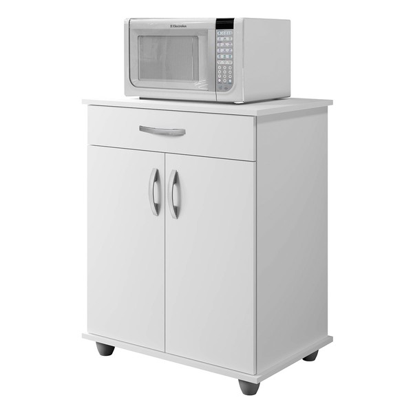 Armário de Cozinha Vegas 2 Portas 1 Gaveta Branco - Pnr Móveis