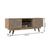 Rack para TV Até 65 Polegadas Carvalho Oak/Carvalho Oak - Decibal