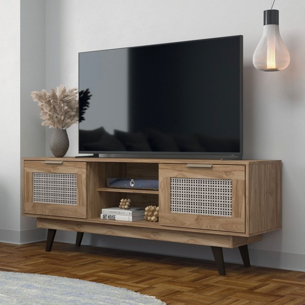 Rack para TV Até 65 Polegadas Carvalho Oak/Carvalho Oak - Decibal