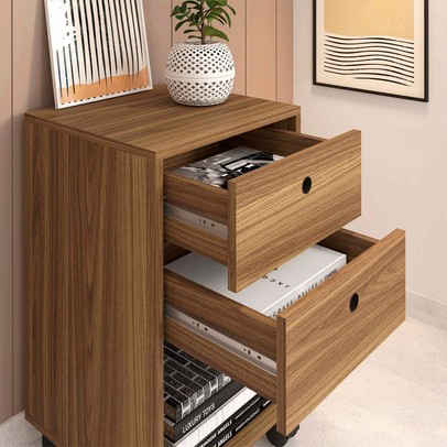 Gaveteiro Maceió 2 Gavetas Lâmina - Caemmun