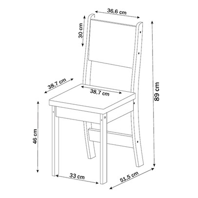 Mesa de Jantar 6 Lugares Fortuna Mel/Blonde/Pérola - Panorama Móveis