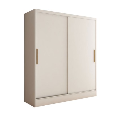 Guarda-Roupa Solteiro Swift 2 Portas 2 Gavetas Branco - Panorama Móveis