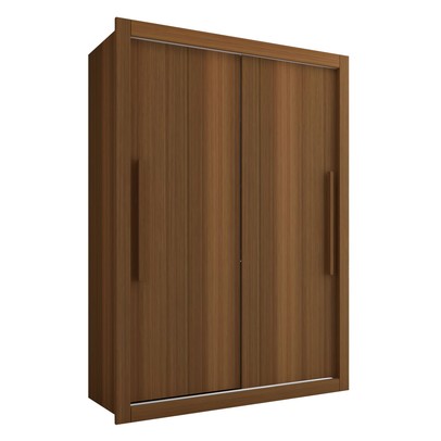 Guarda-Roupa Solteiro Cardiff 2 Portas 2 Gavetas Cinamomo - Panorama Móveis