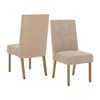 Cadeiras Kit 2 Cadeiras Anne Nature/Courano/Bege/Creme - Henn