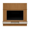 Painel para TV Até 75 Polegadas 2 Portas 220 Cm Nature/Off White - Linea Brasil