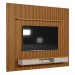 Painel para TV Até 75 Polegadas 2 Portas 300 Cm Nature Ripado/Off White - Linea Brasil