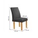 Mesa de Jantar 6 Lugares Stella Canela com Vidro Ripado Cinamomo/Off White/Boucle Cinza - Cel Móveis