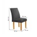 Mesa de Jantar 4 Lugares Stella Canela com Vidro Ripado Cinamomo/Off White/Boucle Cinza - Cel Móveis